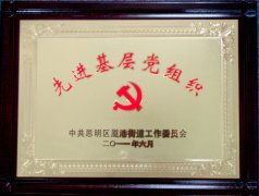 鹭达眼镜荣获“先进基层党组织”称号！[2011-7